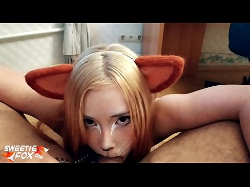 ❤️ Kitsune norīt penis un sperma viņas mutē ❌ Sekss video pie mums ❤